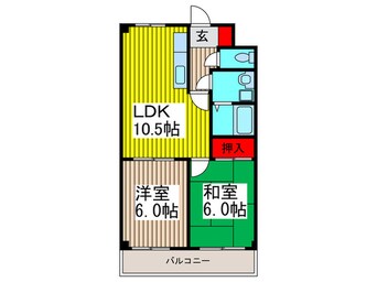 間取図 ミナモトマンションⅡ