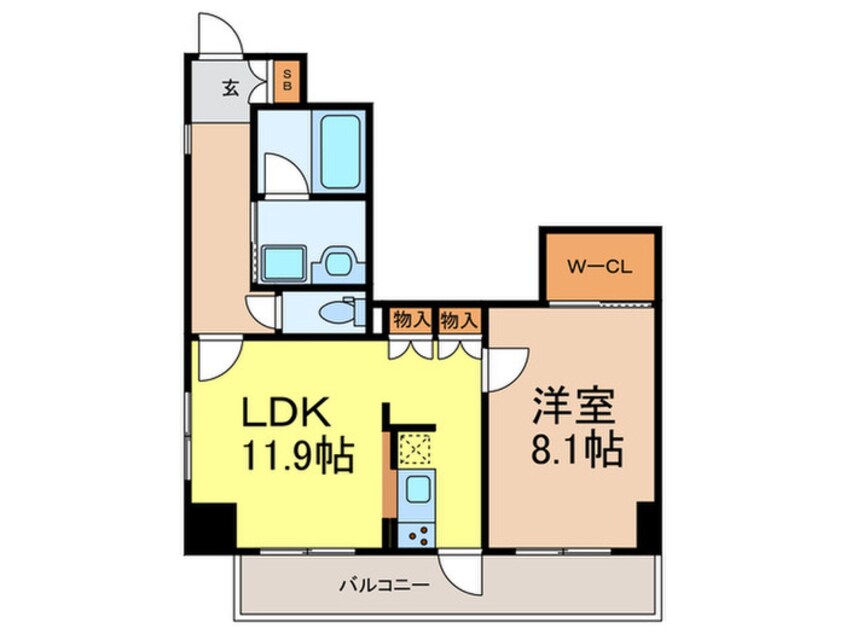 間取図 T‘s garden六郷土手