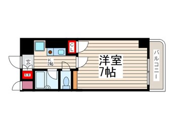 間取図 アセンズシティ３