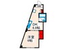 坂ビル 1DKの間取り