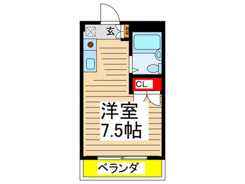 間取図 コベントガ－デンＢ棟