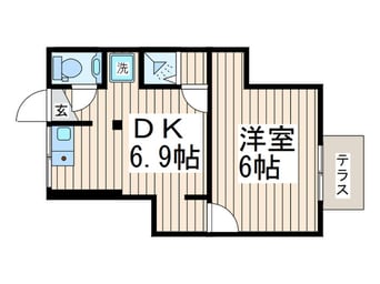 間取図 まるハウス中村橋