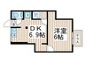 まるハウス中村橋 1DKの間取り