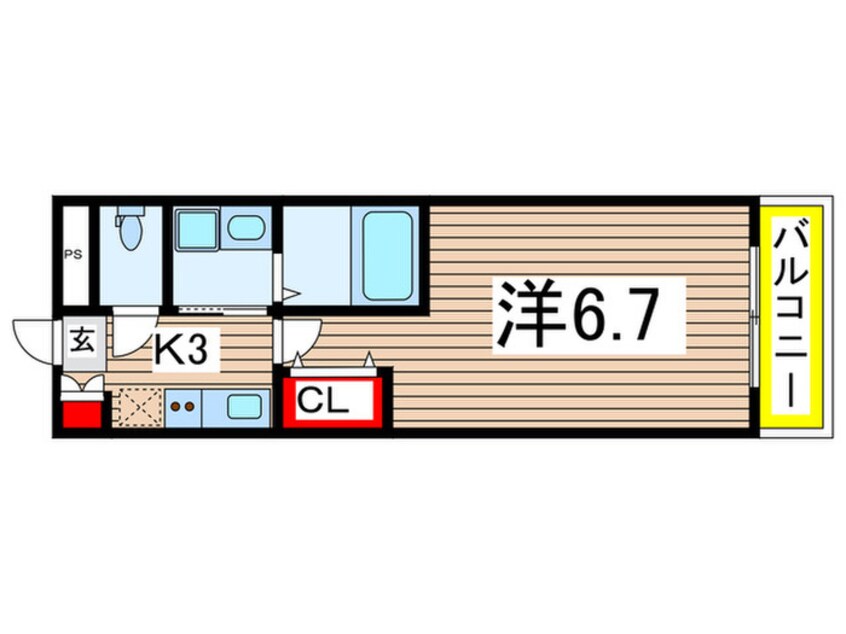 間取図 Ｒａｓｓｕｒｅ