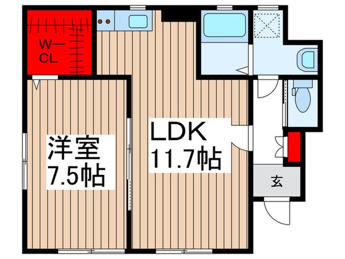 間取り図 ﾘｰﾌﾞﾙﾌｧｲﾝ三郷新和Ⅱ