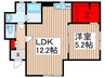 ﾘｰﾌﾞﾙﾌｧｲﾝ三郷新和Ⅱ 1LDKの間取り