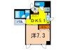 レジディア文京千石 1DKの間取り