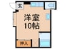色川ビル 1Rの間取り