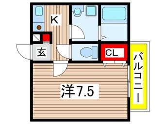 間取図 La Bonheur (ﾗ ﾎﾞﾅｰﾙ)