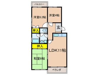 間取図 武蔵関マンション　第六棟