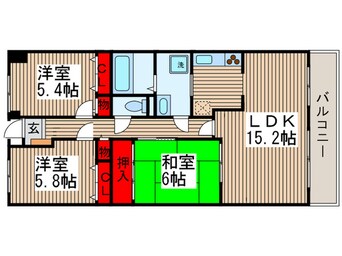 間取図 戸田パークフォルム