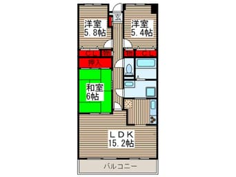間取図 戸田パークフォルム