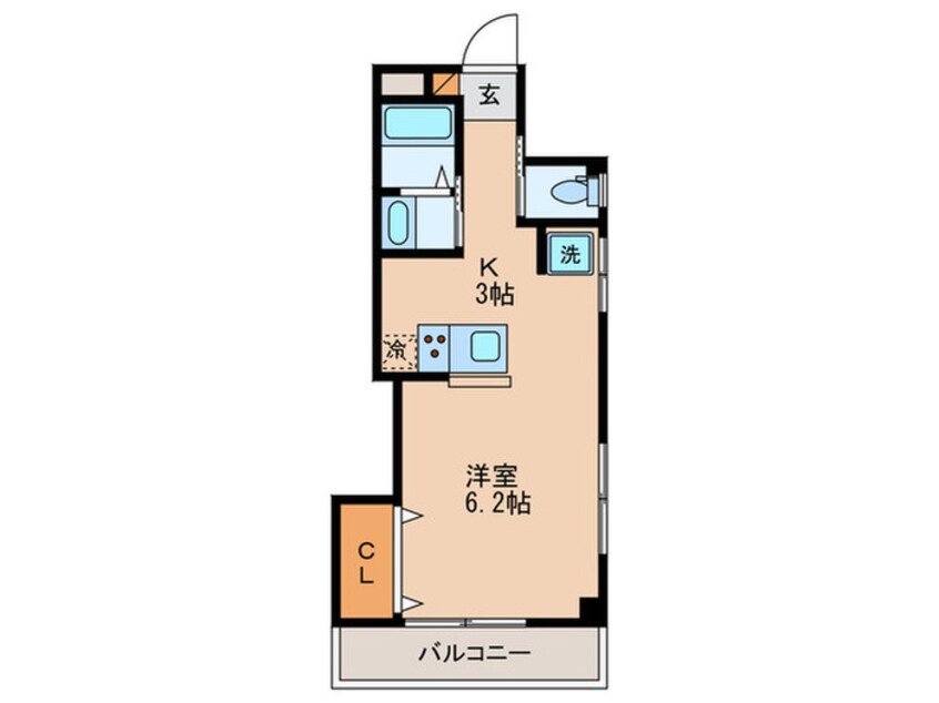 間取図 キャッスル徳丸