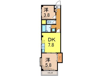 間取図 メゾンドヴィオレ