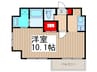 アヴェニューみなみ浦和 1Rの間取り