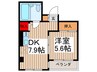 ﾏｺ-ﾘﾌﾗｯﾄ 1DKの間取り