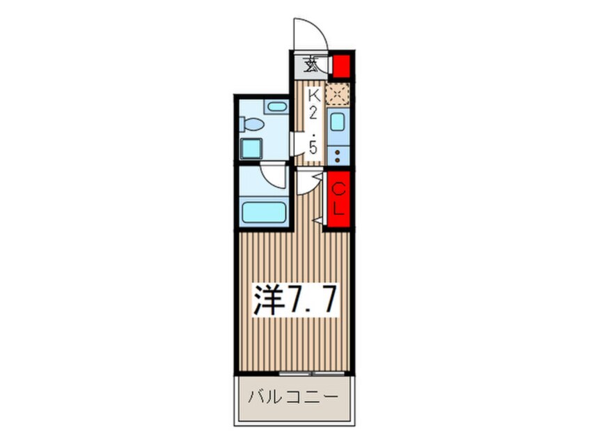 間取図 プロペ所沢ビルⅡ
