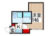 フォルトゥナ北千住 1Kの間取り