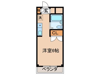 間取図 カーサ白糸台