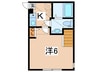 North Belles 1Kの間取り