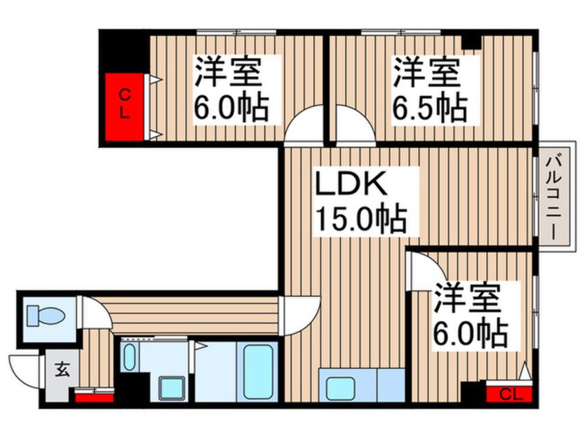 間取図 ブリヤン西川口