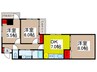 ブリヤン西川口 3DKの間取り
