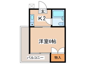 間取図 アメニティＫ