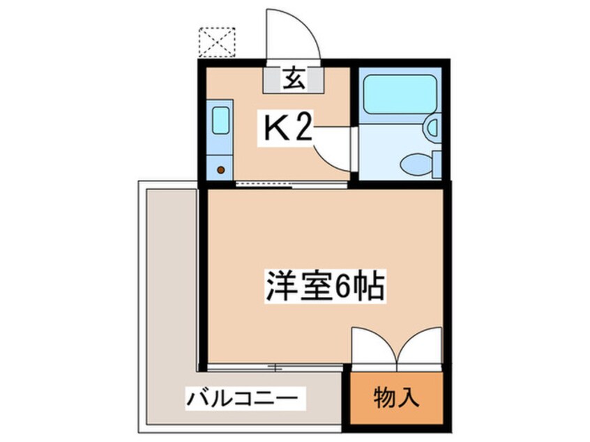 間取図 アメニティＫ