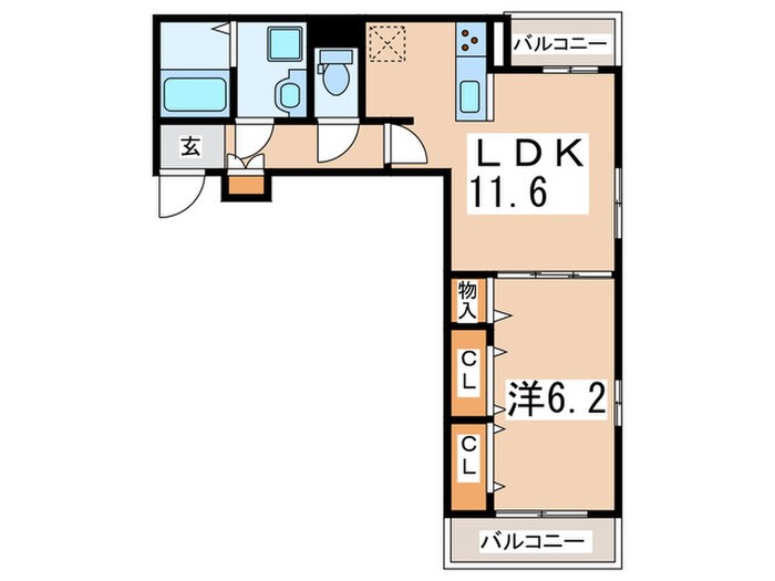 間取り図 クリスタルメゾン　しらかば