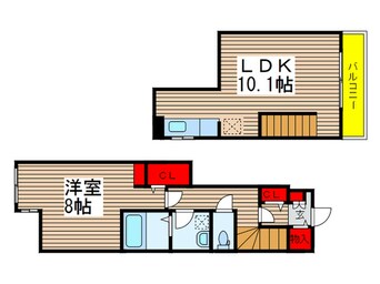 間取図 サンヴェール茂原D
