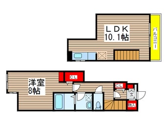 間取図 サンヴェール茂原D