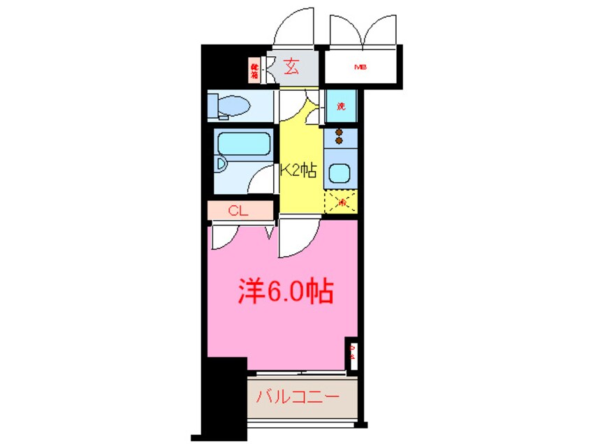 間取図 ＣＯＮＣＩＥＲＩＡ芝公園