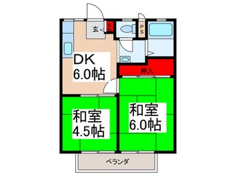 間取図 ハイツ渡辺