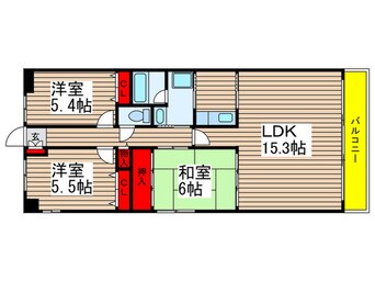 間取図 CASSIA八千代緑が丘