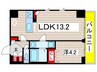テラス森下 1LDKの間取り