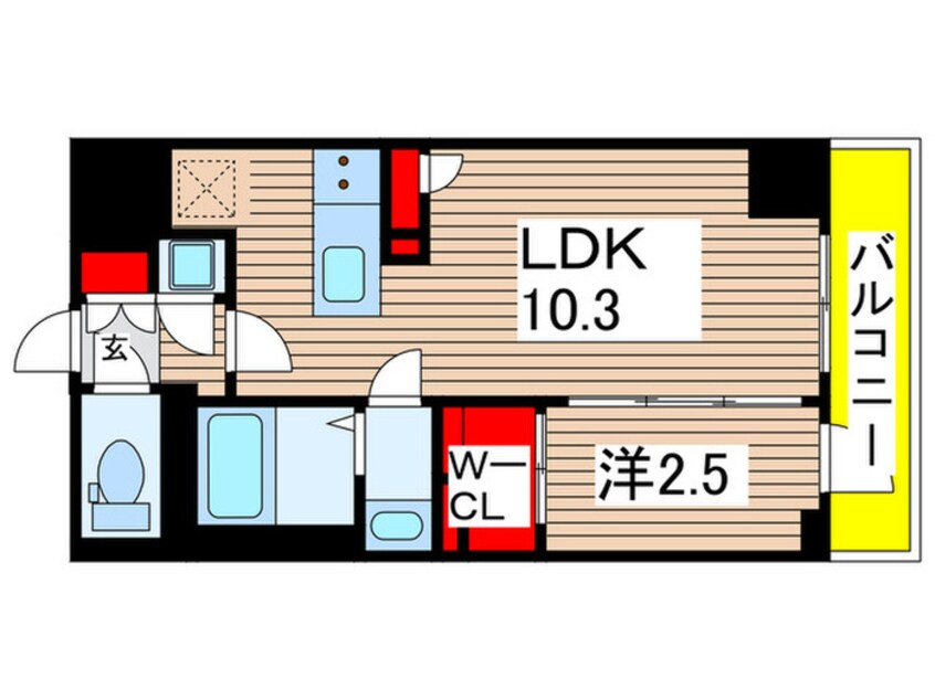 間取図 テラス森下
