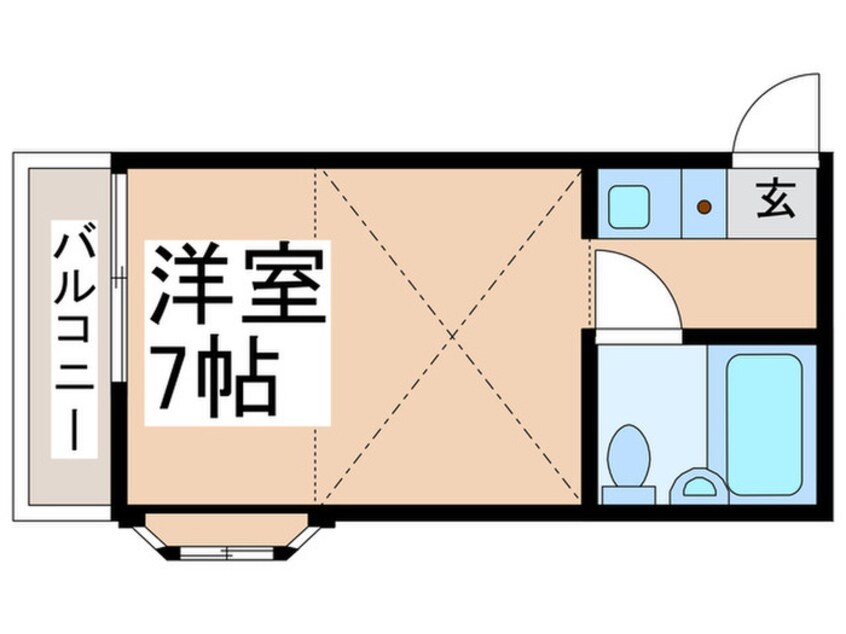 間取図 クレセントハイツ学園西