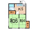 梅田ハイツの間取図