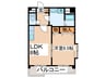 シェソワ 1LDKの間取り