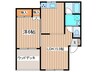 シルバーウェーブコートⅡ 1LDKの間取り