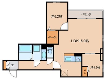 間取図 仮）新宿区下落合４丁目ＰＪ