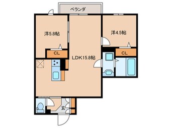 間取図 仮）新宿区下落合４丁目ＰＪ