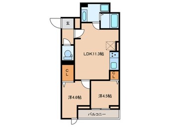 間取図 仮）新宿区下落合４丁目ＰＪ