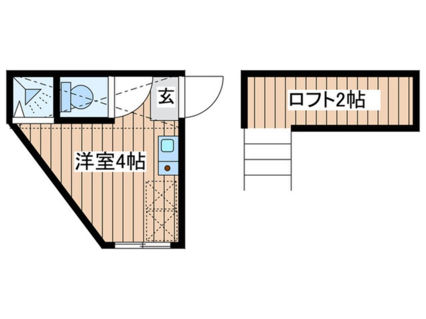間取図 フォレスタ上平間