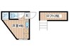 フォレスタ上平間 1Rの間取り