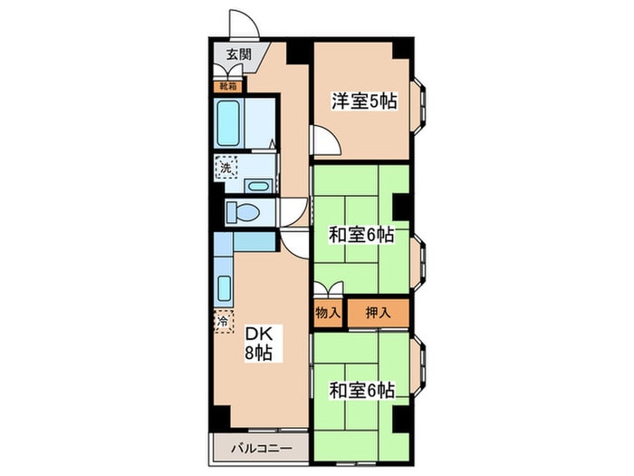 間取り図 ハイツペガサス