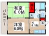 アーバンハウス 2Kの間取り