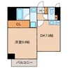 ＰＡＰＩＬＬＯＮ 1DKの間取り