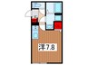 イクシオ Daita Valley 1Rの間取り