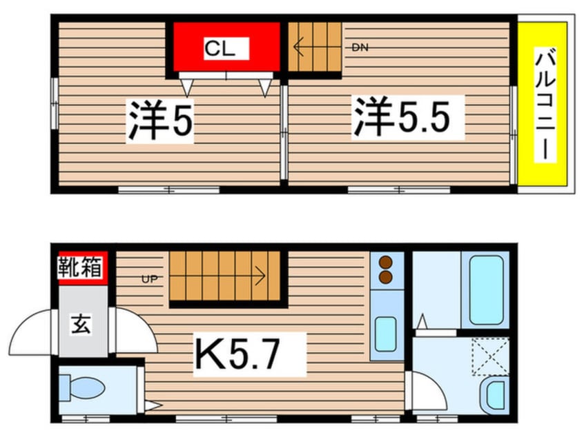 間取図 ジュネスⅡ